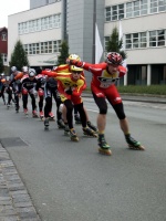 Unser Inline Spezialist beim Marathon in Berlin 