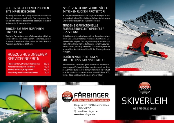 Wintersport-Flyer