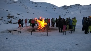 Gletscherfeuer nur mit uns