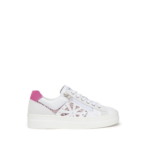 Nero Giardini Sneaker, weiß pink kombi