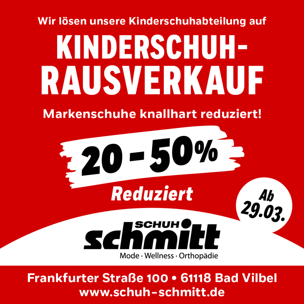KInderschuh-Rausverkauf