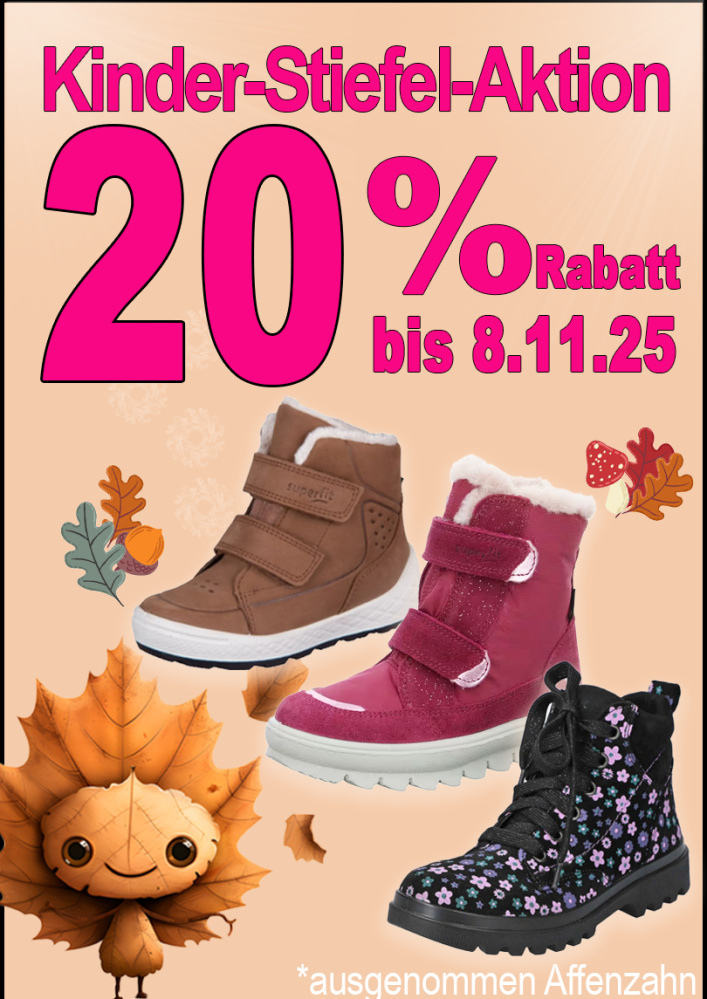 Aktion Kinder-Stiefel