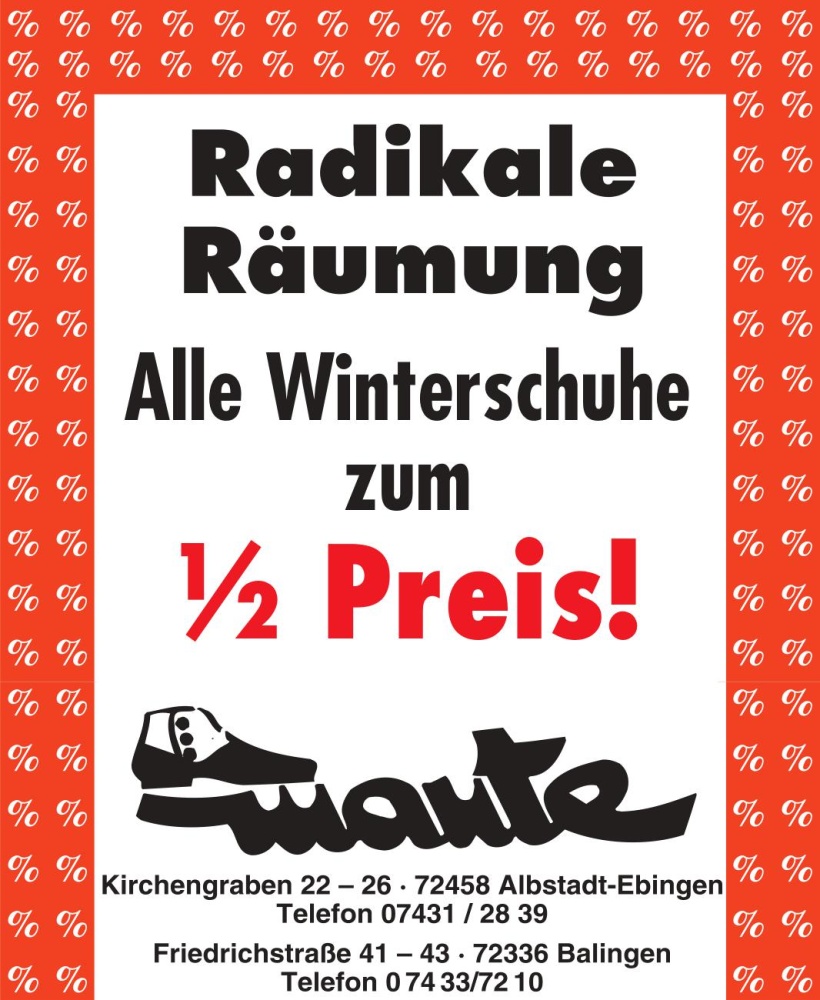 Winterschuhe halber Preis