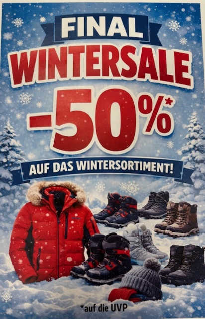 FINAL WINTER SALE 