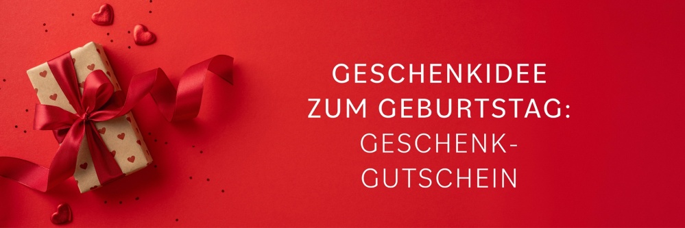 Geschenkidee Geburtstag Gutschein (Banner)