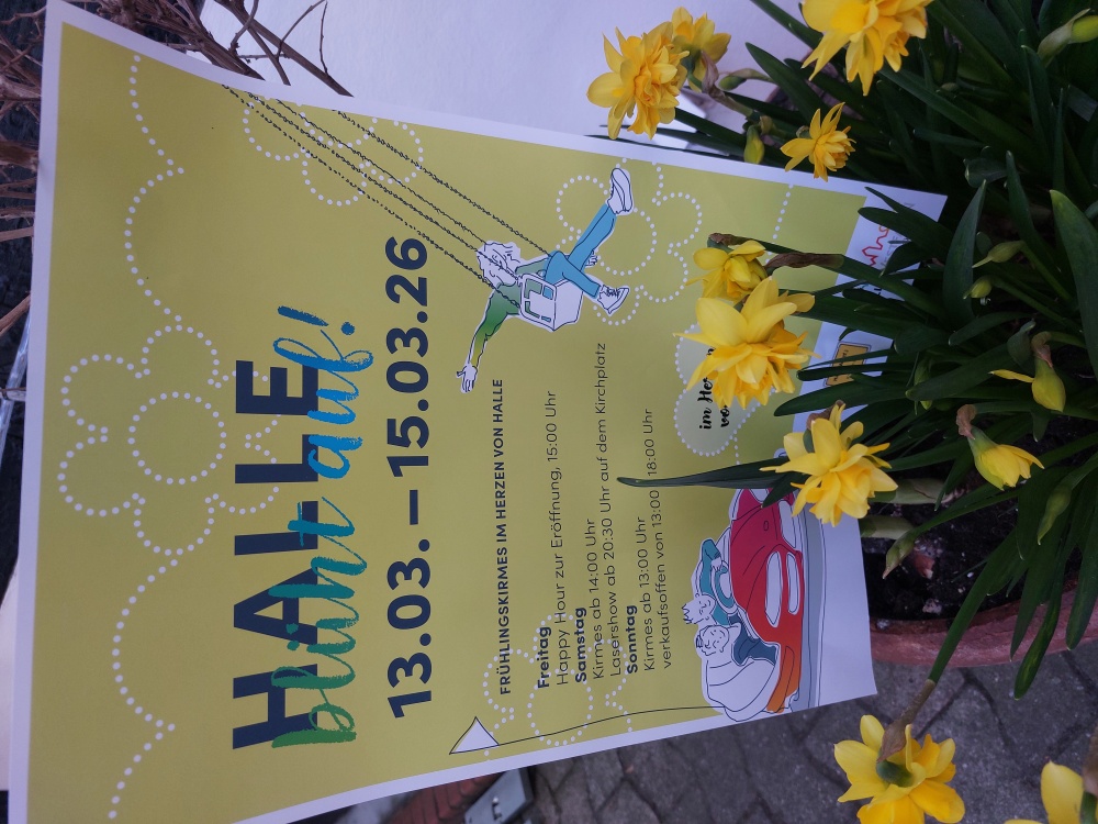 Halle blüht auf
