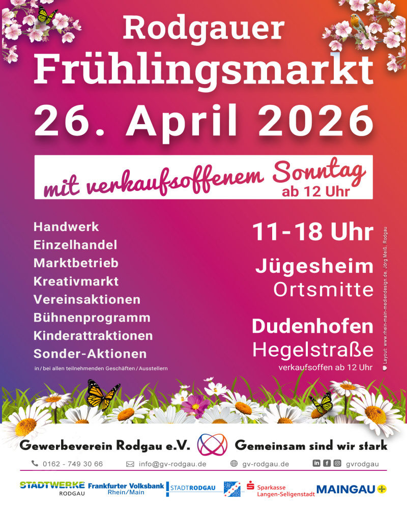 Frühlingsmarkt 26. April 2026