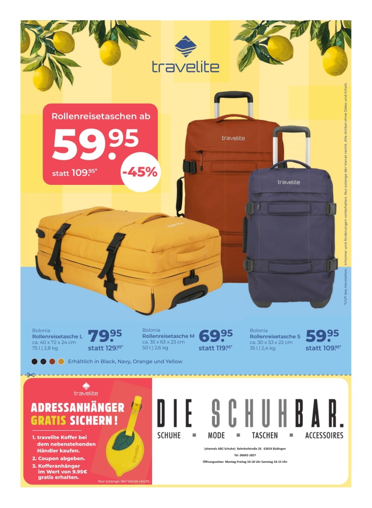 Angebote von Travelite 