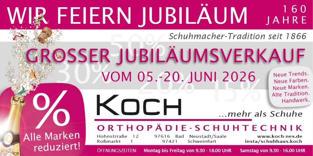 Jubiläumsverkauf