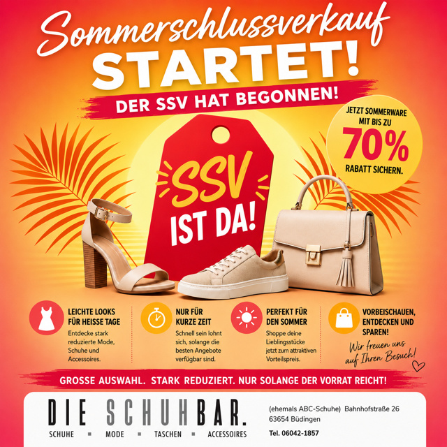 Sommer-Schluß-Verkauf