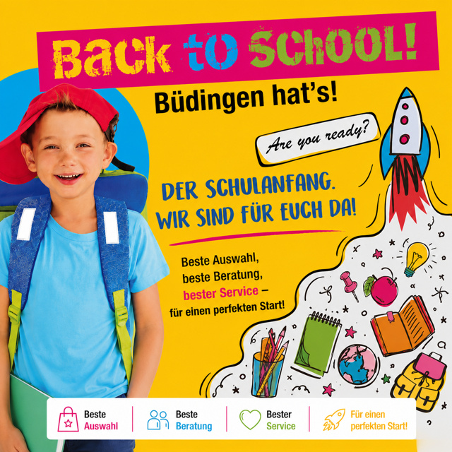 Back to school - tolle Angebote zum Schulanfang