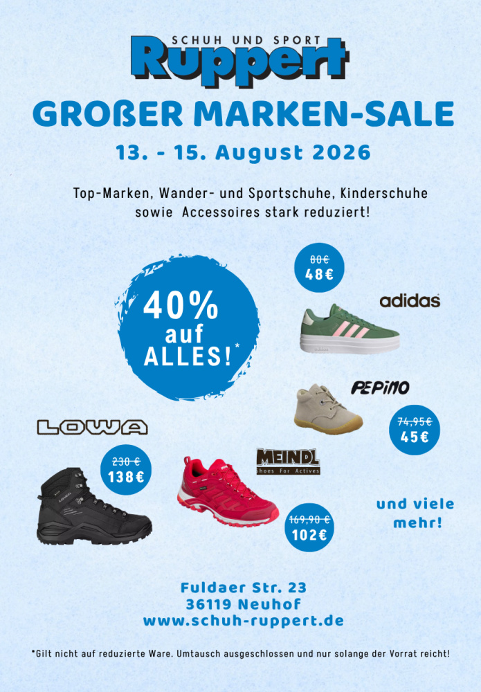 Großer Marken-Sale