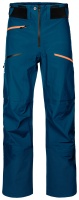Ortovox Deep Shell Pants M petrol blue