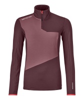 Ortovox Fleece Light Zip Neck W winetasting