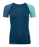 Ortovox 120 Comp Light Short Sleeve W petrol blue