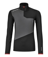 Ortovox Fleece Light Zip Neck W black raven