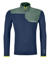 Ortovox Fleece Light Zip Neck M deep ocean