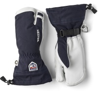Hestra Army Leather Heli Ski 3 finger navy