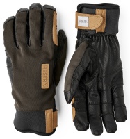 Hestra Ergo Grip Active Wool Terry 5-Finger dark forest black