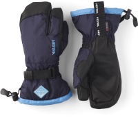 Hestra Czone Gauntlet Jr 3 finger dark navy-turqoise