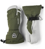 Hestra Army Leather Heli Ski 3 finger olive
