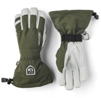 Hestra&nbsp;Army Leather Heli Ski 5 finger olive