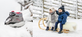 Warm gefütterte Kinder-Stiefel 