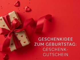 Geschenkidee Geburtstag Gutschein (Pop-up)
