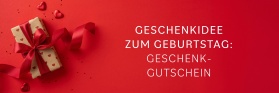 Geschenkidee Geburtstag Gutschein (Banner)