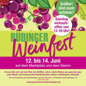Weinfest mit  verkaufsoffenem Sonntag 