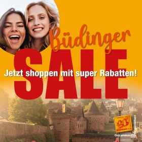 Tolle Angebote im Büdinger SALE 