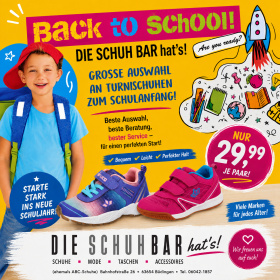 Back to school - tolle Angebote zum Schulanfang