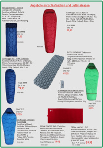 Sonderangebot: VauDE Schlafsäcke
