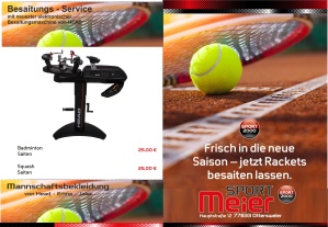 Tennisbesaitung