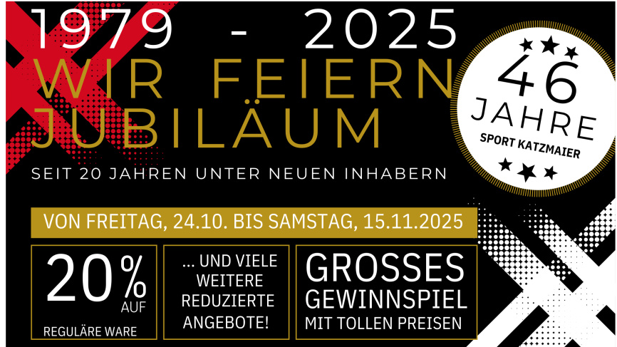 Jubiläumsverkauf 2025