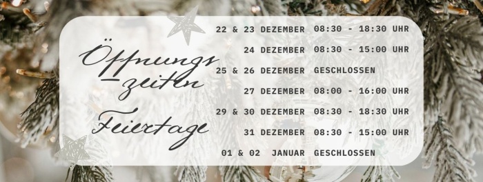 Weihnachten/Neujahr