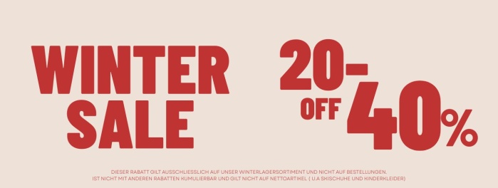 Winter Sale