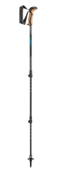 Leki KHUMBU LITE AS 100-135 CM black-petrol-dark anthracite