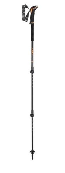 Leki MAKALU LITE 100 -135 CM orange-black-dark anthracite