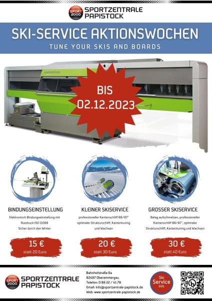 Skiservice Aktion 2023