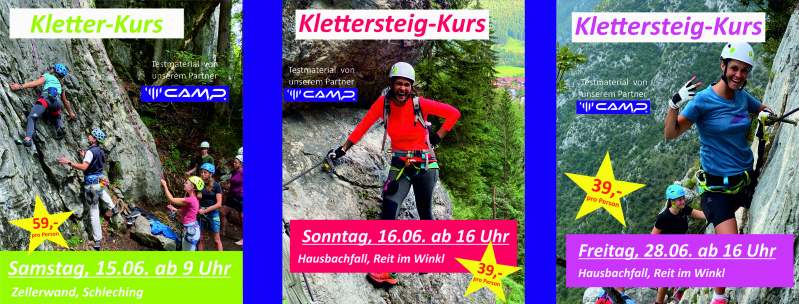 Kletterkurs und Klettersteig-Kurs