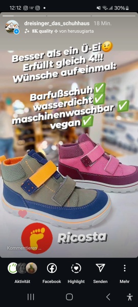 Barfußschuhe von Ricosta 