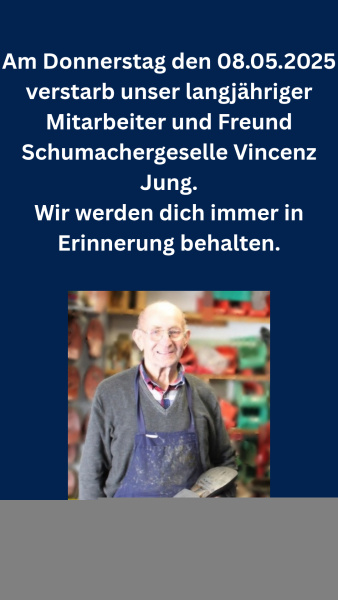 Anzeige Vincenzo Jung 