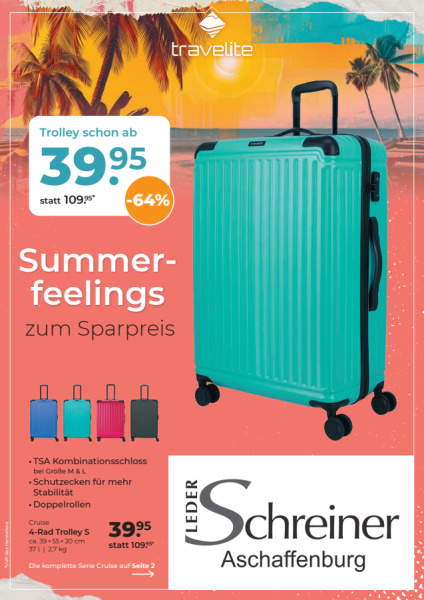 Reiseflyer Travelite 2025