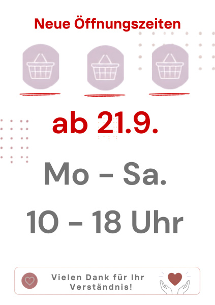 Neue Öffnungszeiten