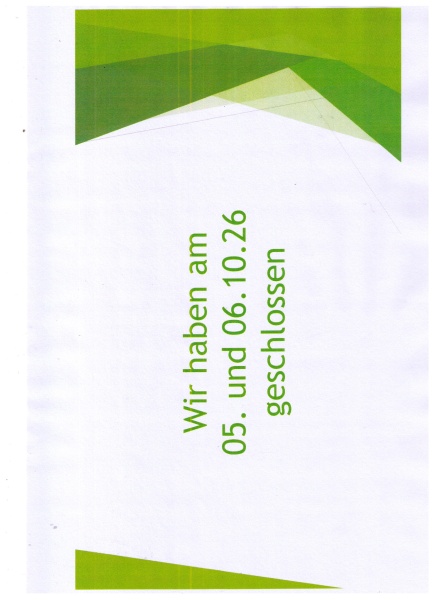 Geschlossen