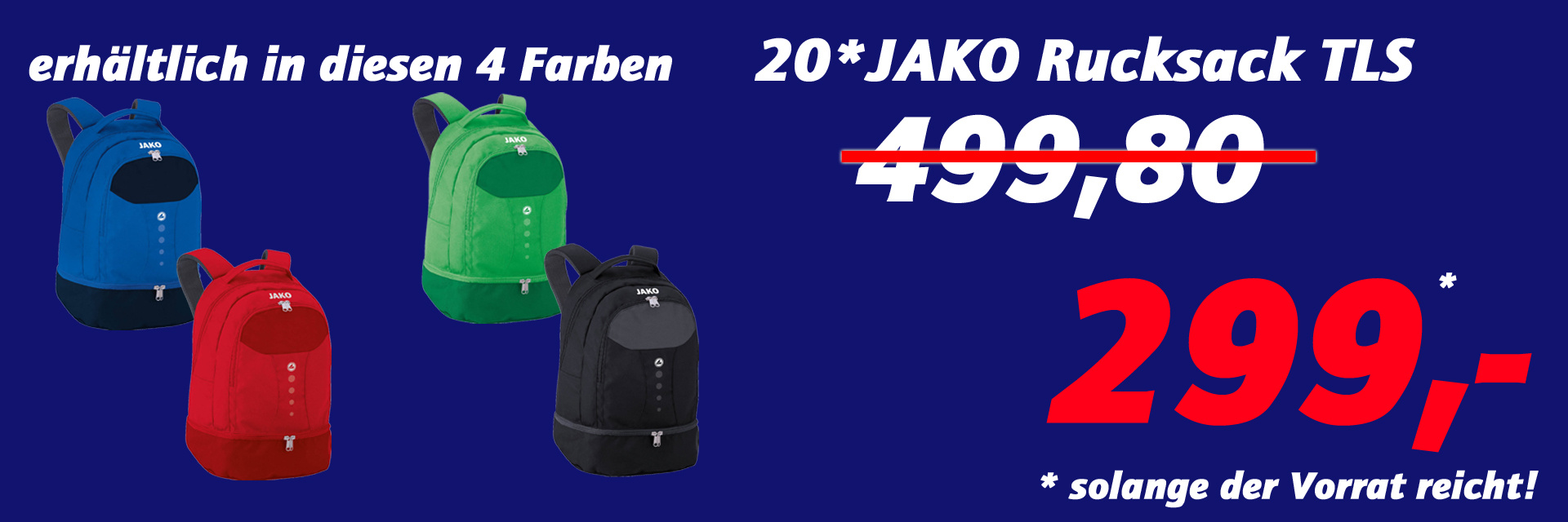 Angebot JAKO Rucksäcke