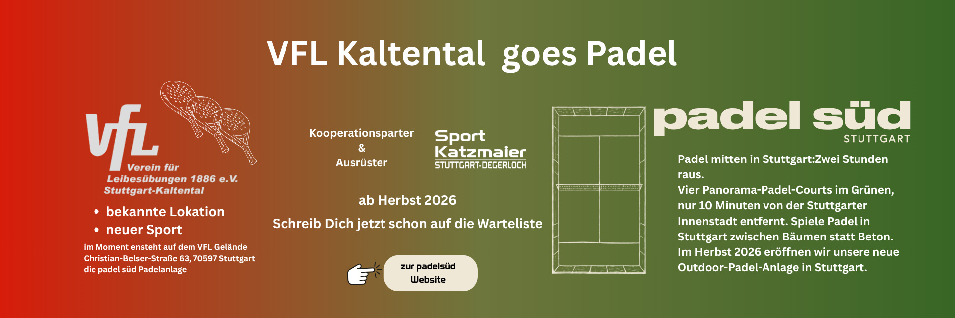 VFL kaltental goes padelsüd