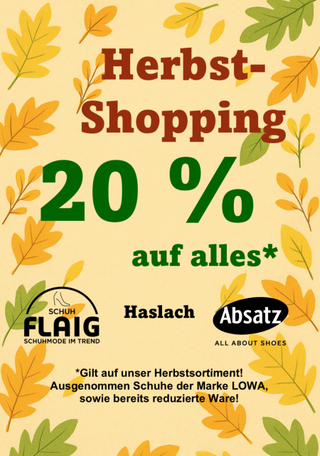 Herbstshopping