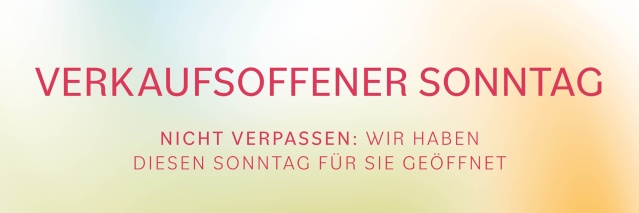Verkaufsoffener Sonntag (Banner)
